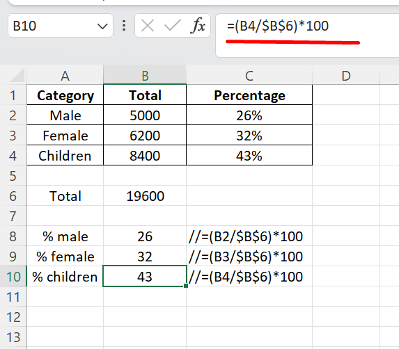 How To Calculate Percentage In Excel Aolcc 9751